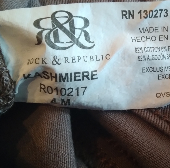 Nwot Rock & Republic colored denim - Picture 10 of 15